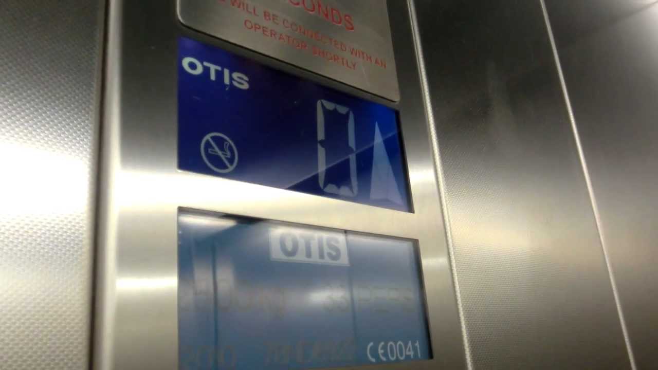 Very nice Otis MRL Elevator @Dublin Airport Terminal 2, Ireland
