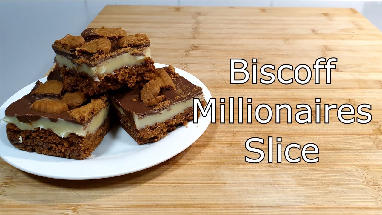 How to make Biscoff Millionaires Slices