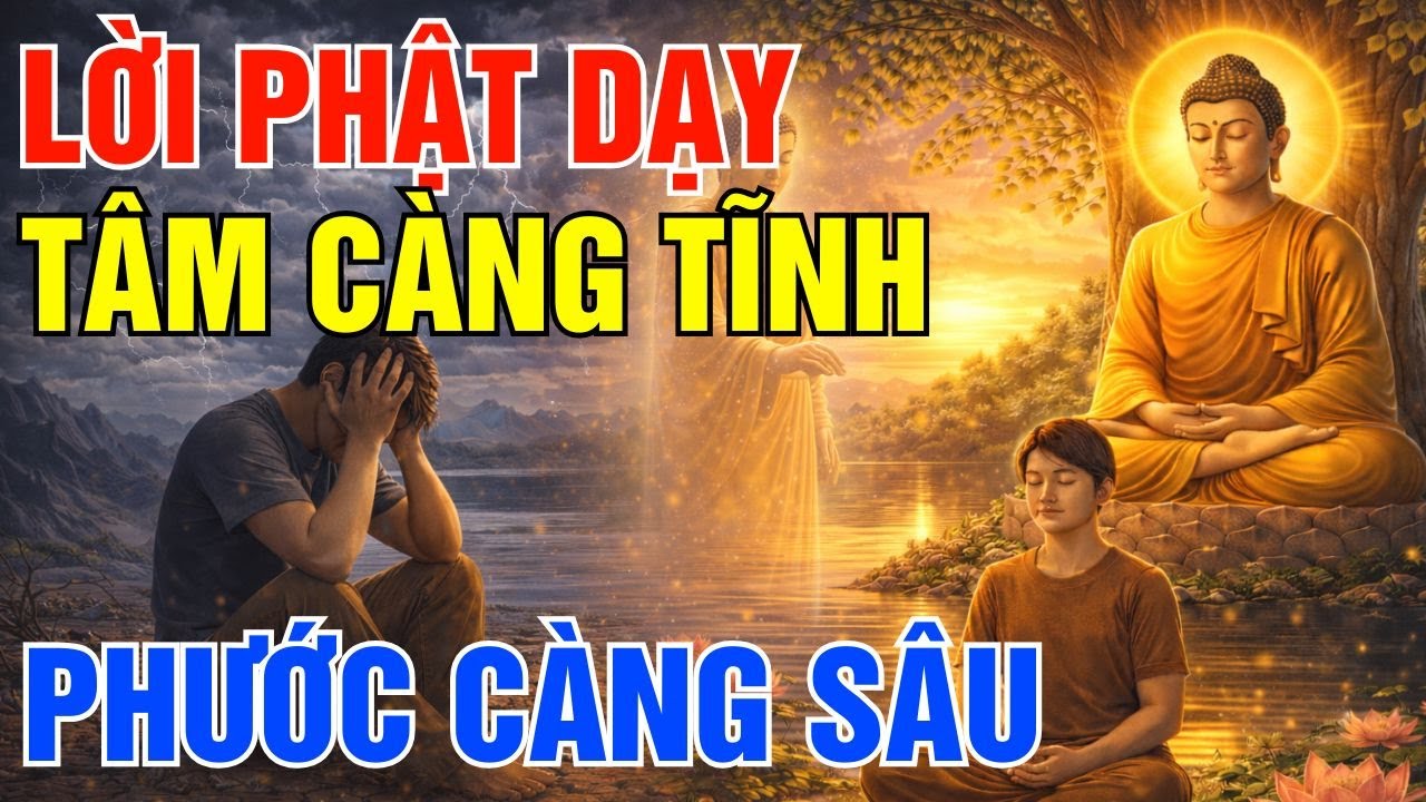 Lời Phật Dạy - Tâm Càng Tĩnh  Phước Càng Sâu - Bớt Nói  Bớt Nghĩ, Nghe Là Hết Khổ!