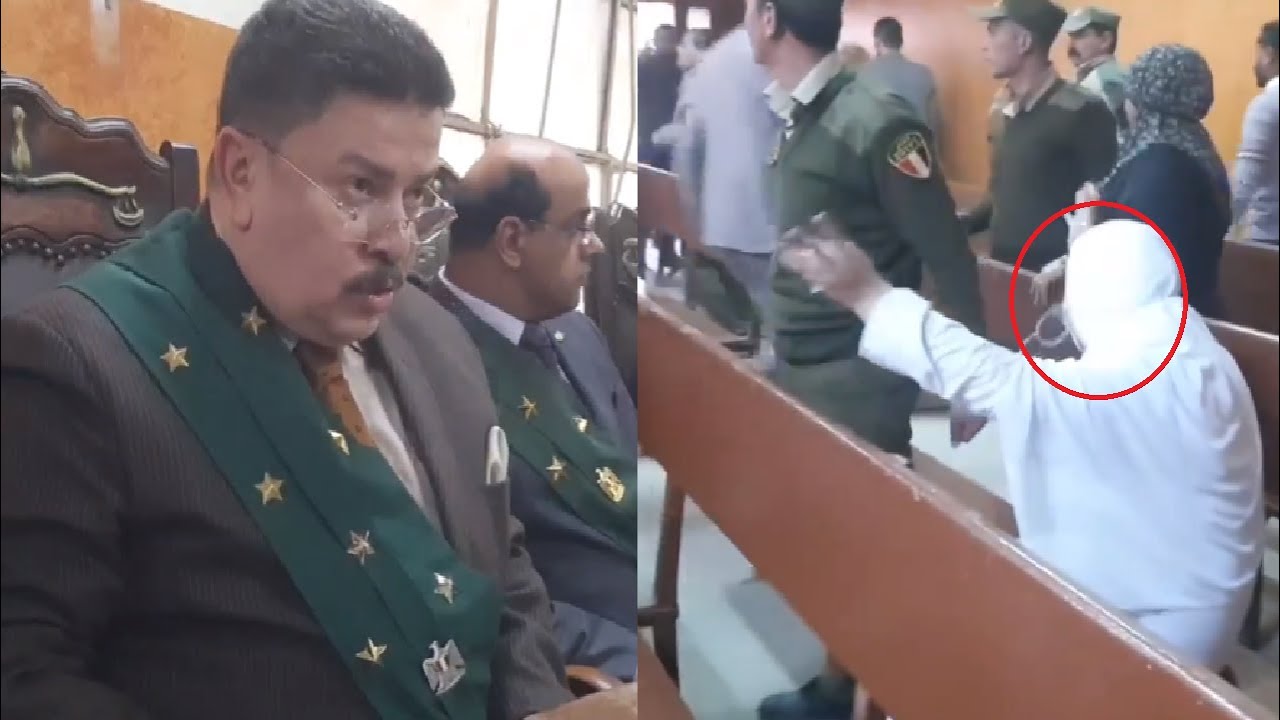 لحظة النطق بالحكم على زوجة أنهت حياة زوجها بمساعدة عشيقها بكفر الشيخ