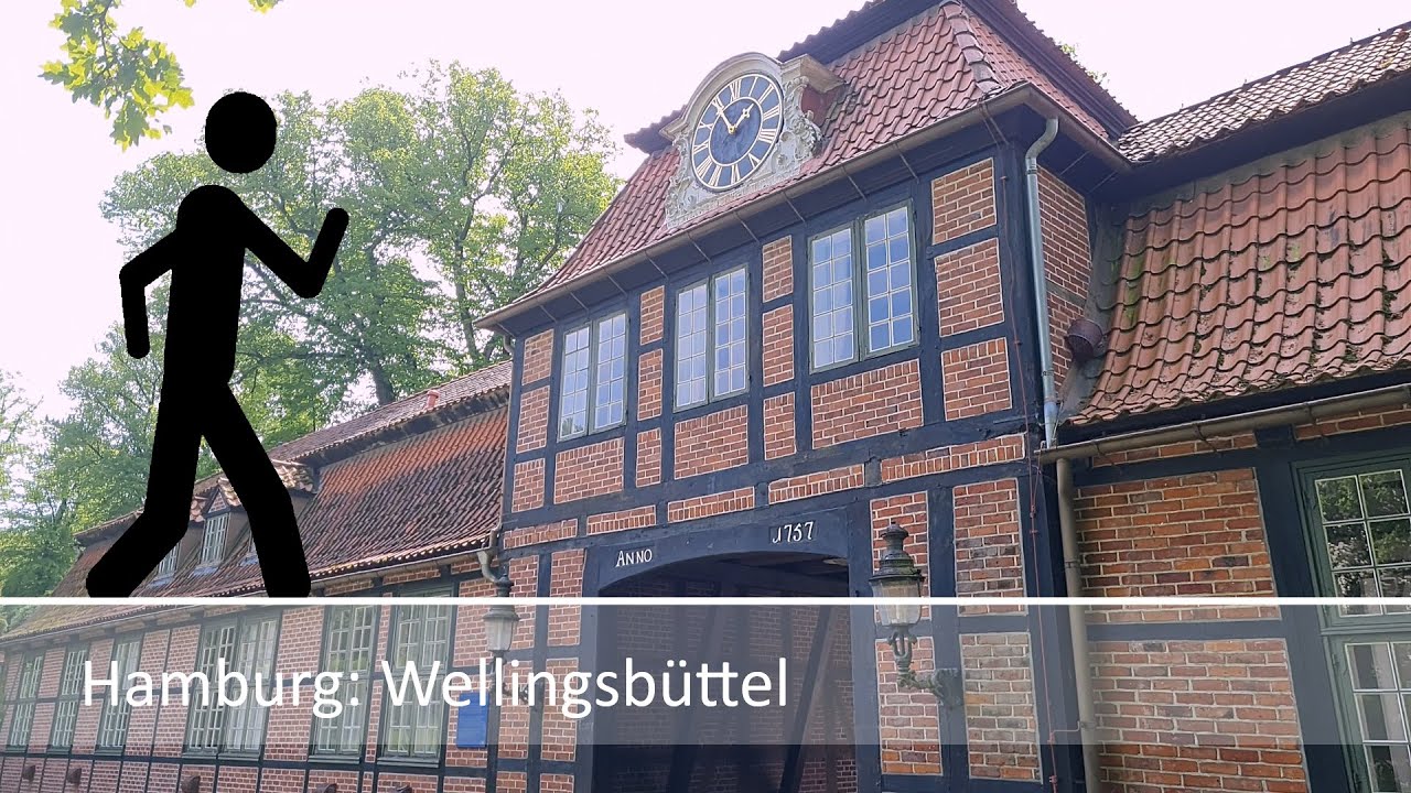 Der Geher in Hamburg: Wellingsbüttel