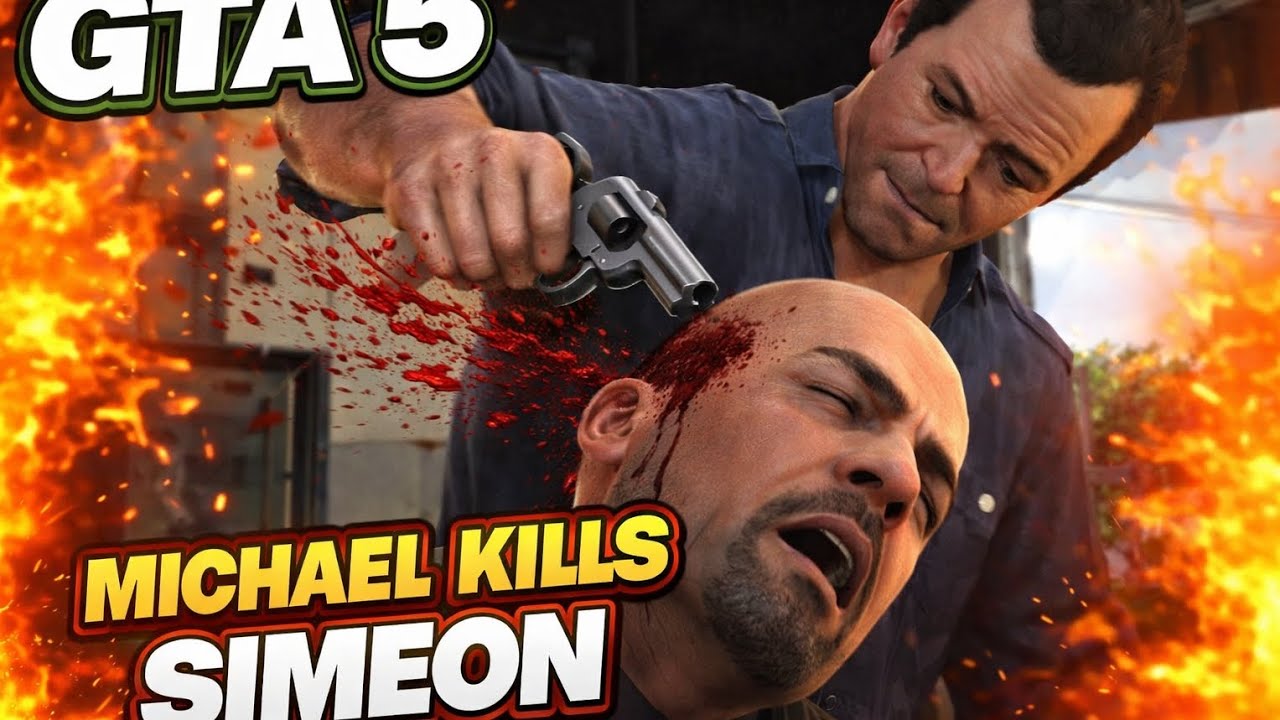 Michael kills Simeon 
