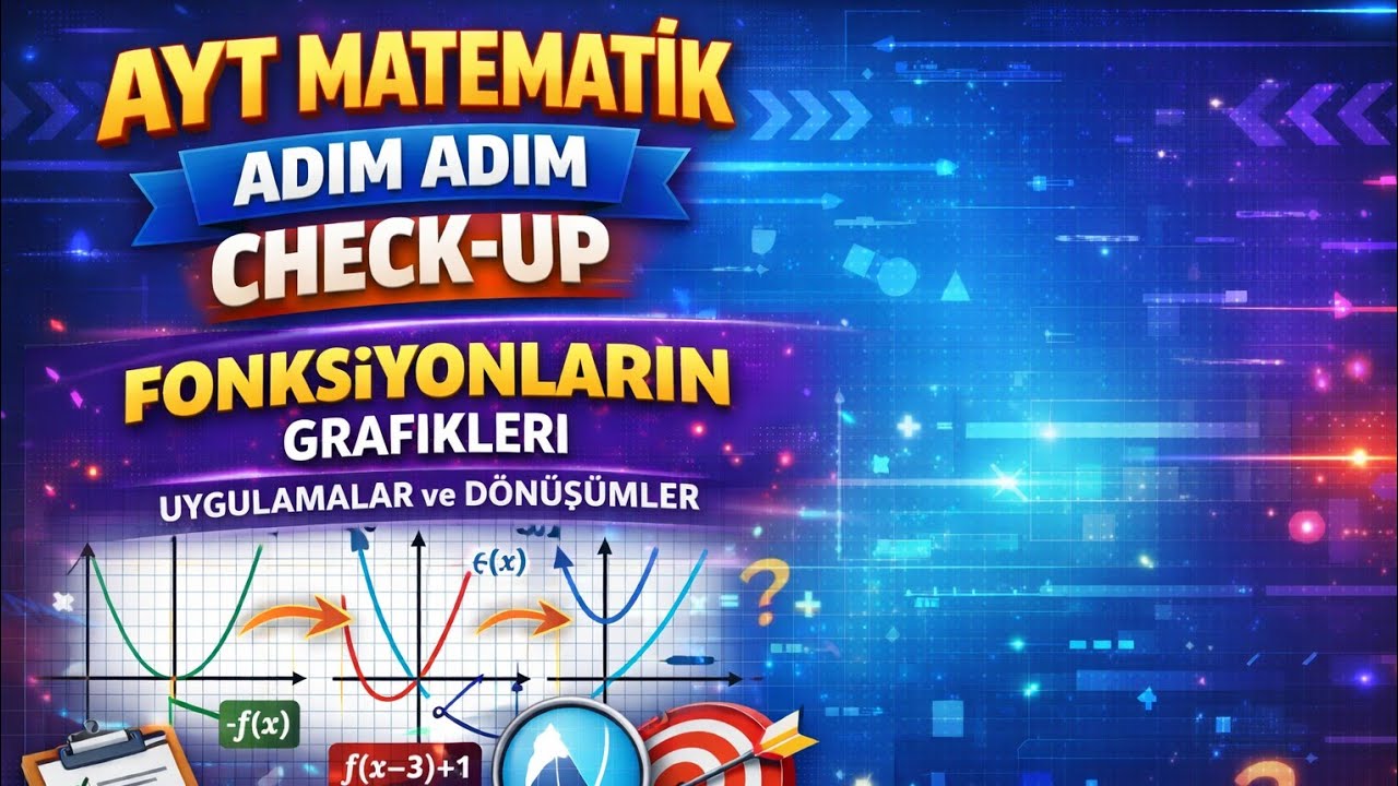 AYT MATEMATİK HER KAZANIMDAN 1 SORU-Fonksiyonların Grafikleri ile İlgili Uygulamalar 1.BÖLÜM