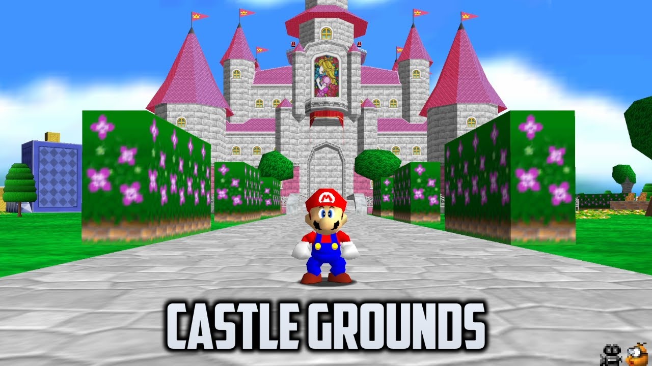 ⭐ Super Mario 64 PC Port - Flipflop Bell's Castle Grounds