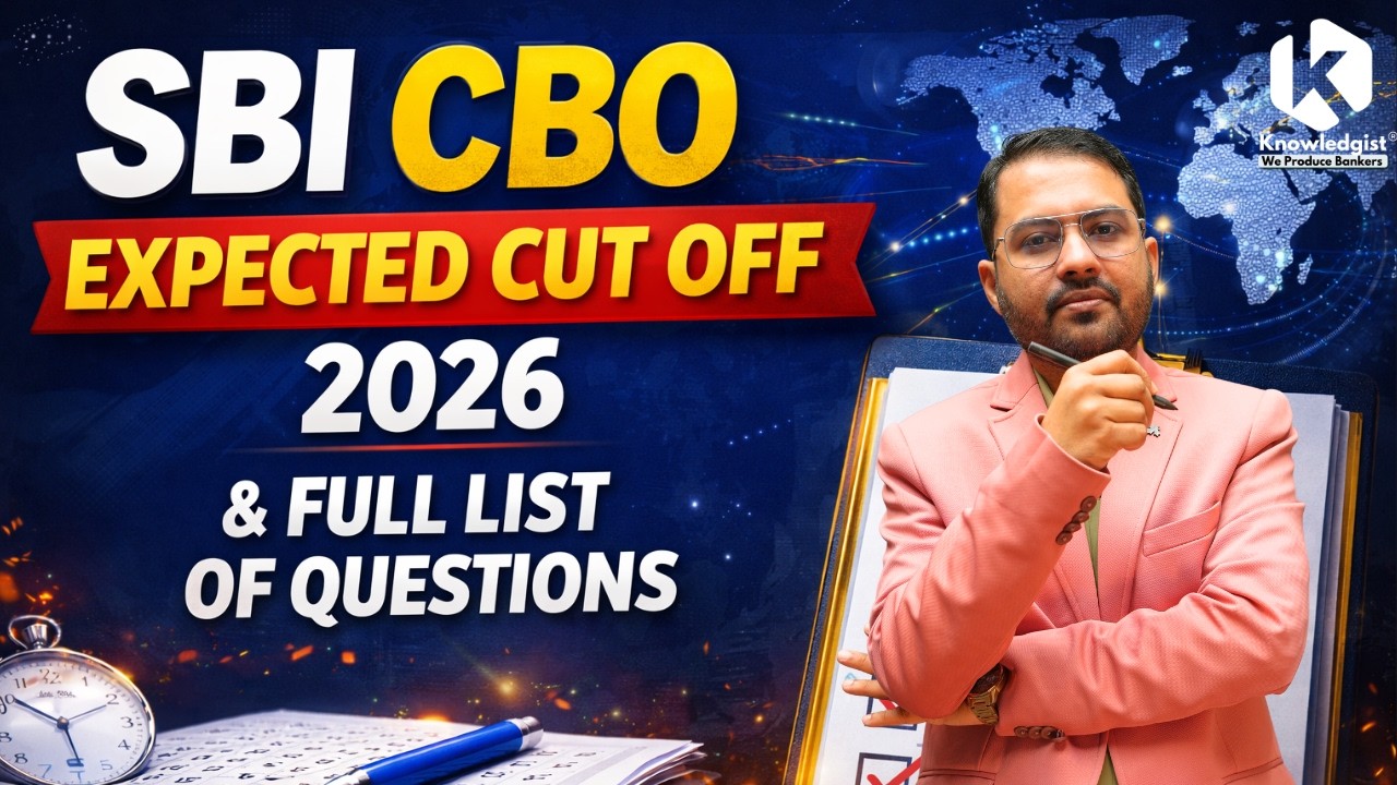 SBI CBO 2026 | Expected Cutoff and Full Paper of Exam