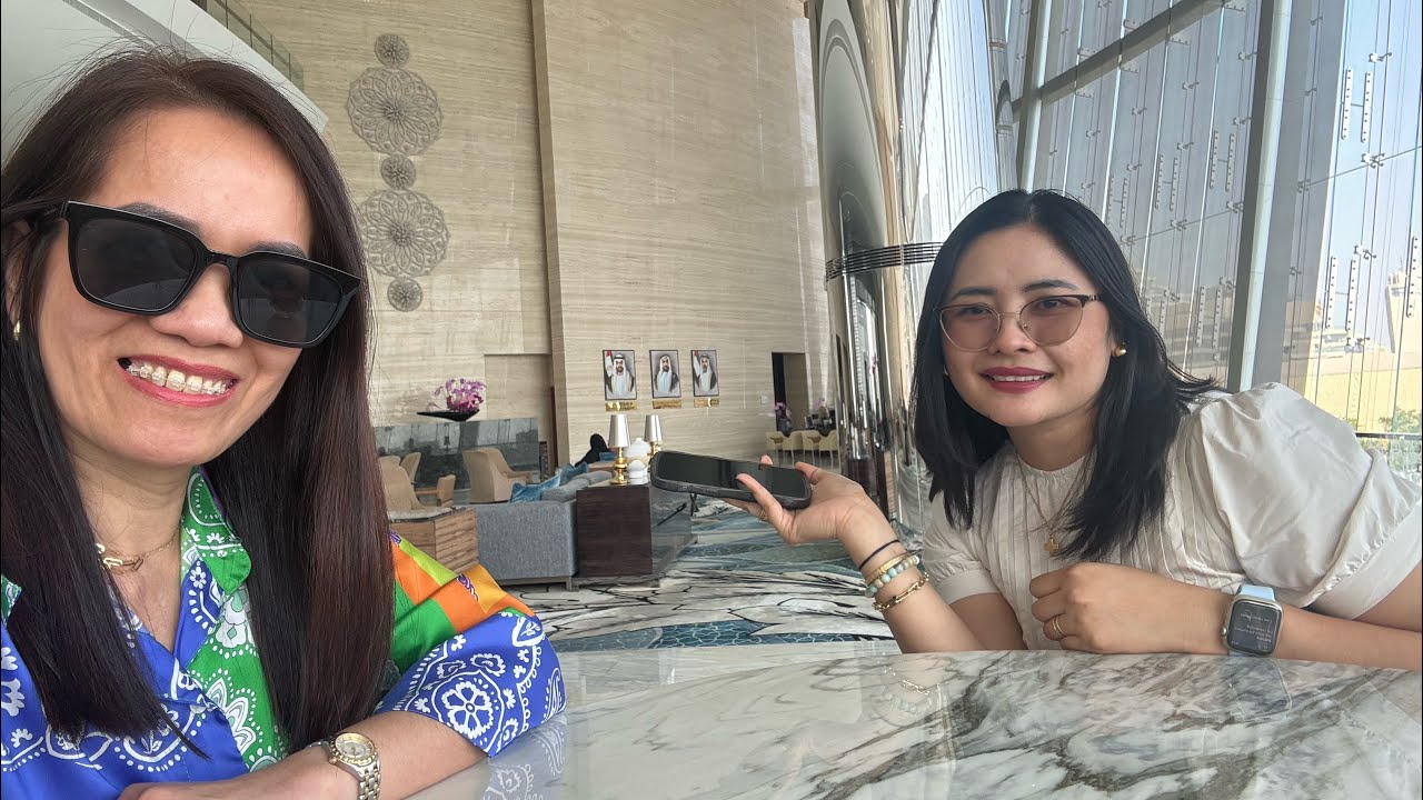 Lunch with Ateh Nimfa at Conrad Hotel Etihad Tower