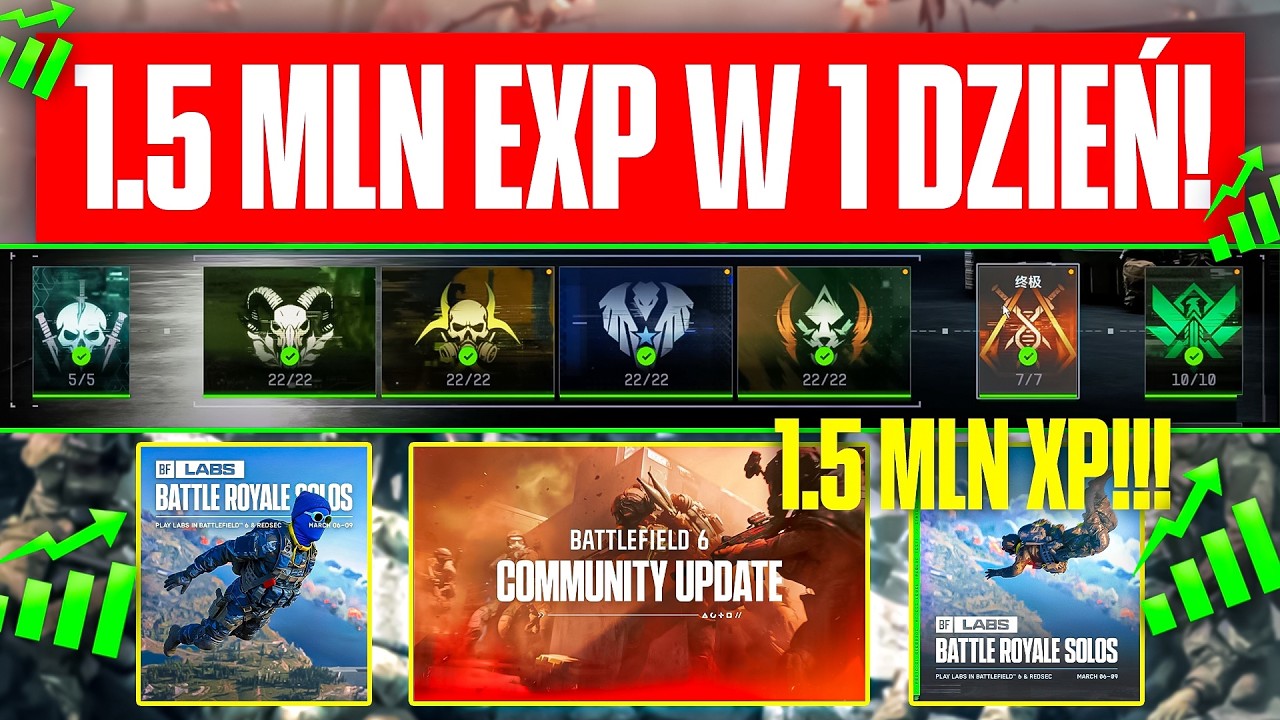 Battlefield 6 ZDOBĄDŹ CAŁY BATTLE PASS W JEDEN DZIEŃ! EXP Glitch! FULL AFK