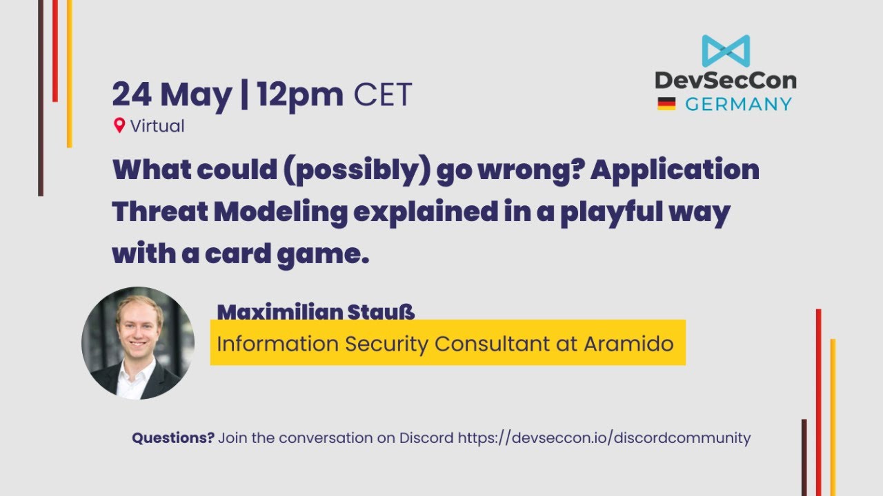 Application Threat Modeling explained in a playful way with a card game.