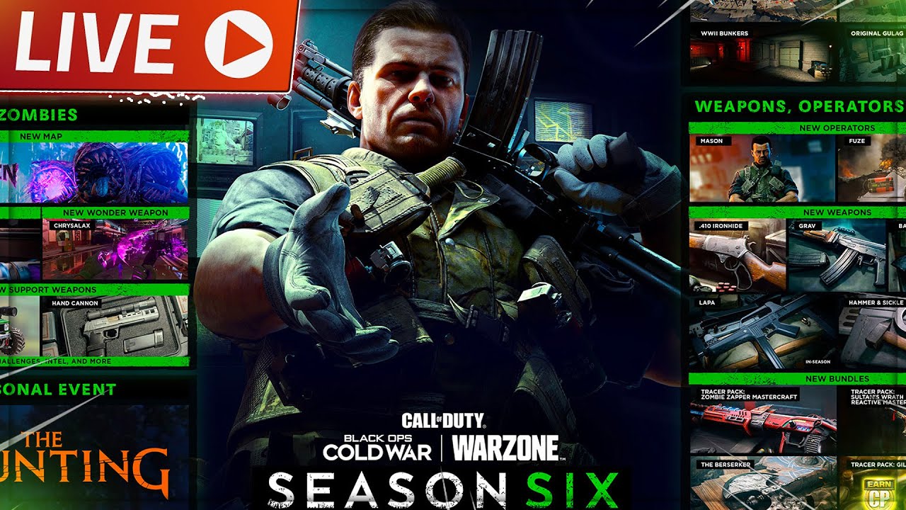 *NEW* SEASON 6 UPDATE BLACK OPS COLD WAR / THE FINAL SEASON / NEW BATTLE PASS, WEAPONS, MAPS!