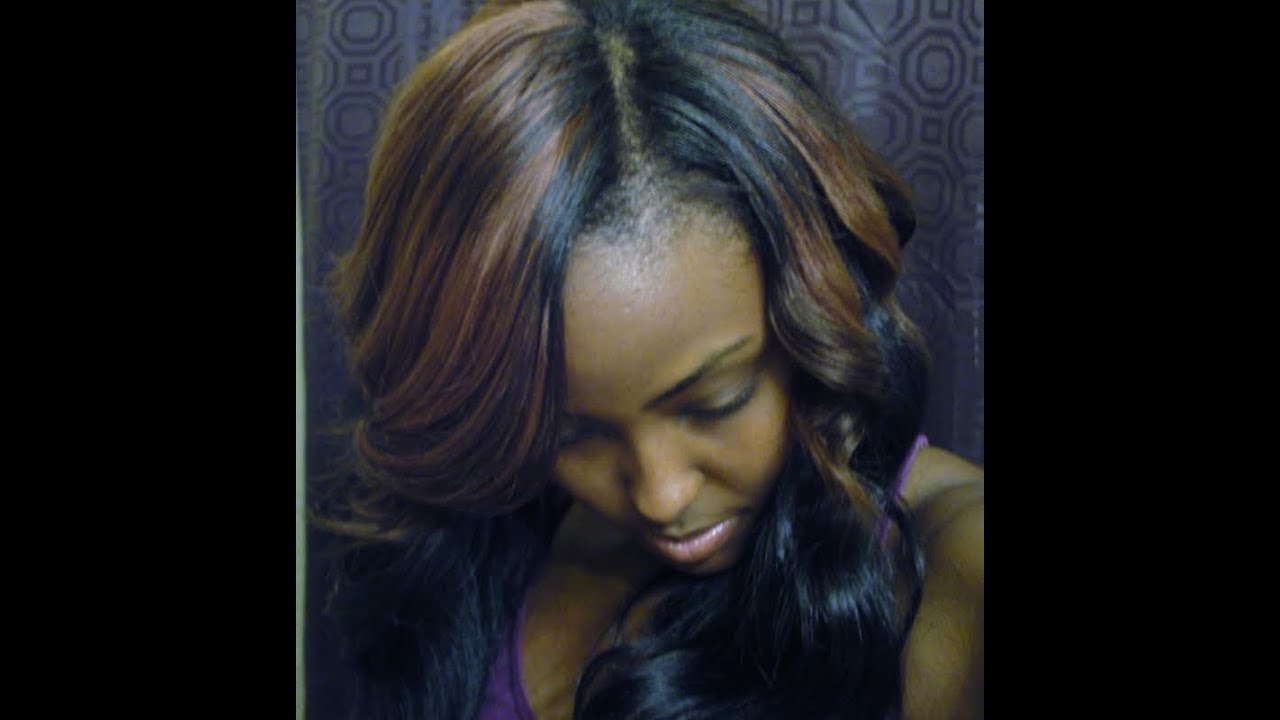 (requested) how I lay my bangs =)/How I blend my weaves with my natural hair