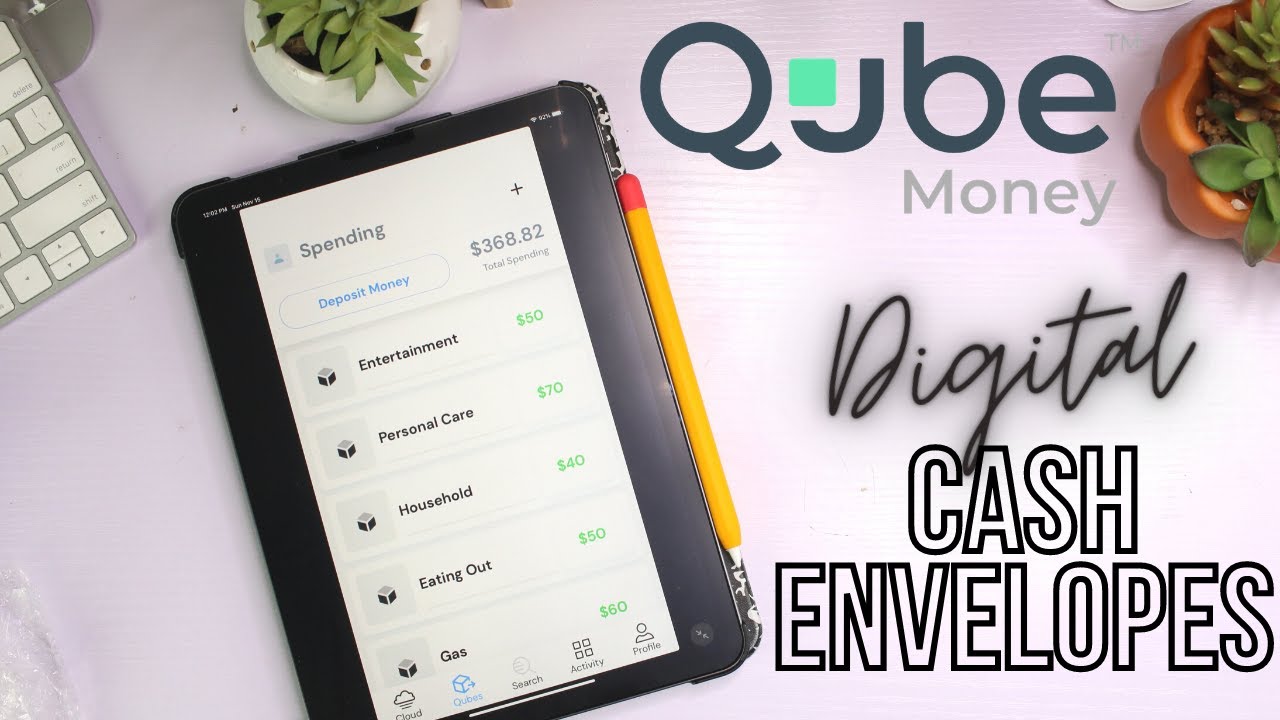 Digital Cash Envelopes feat Qube Money | Stuffing Cash Envelopes