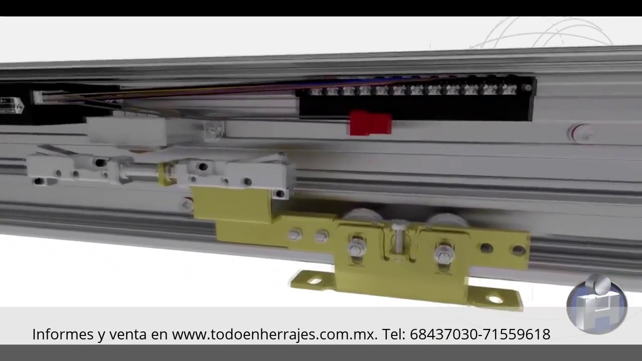Sistema para Puerta Automatica de vidrio