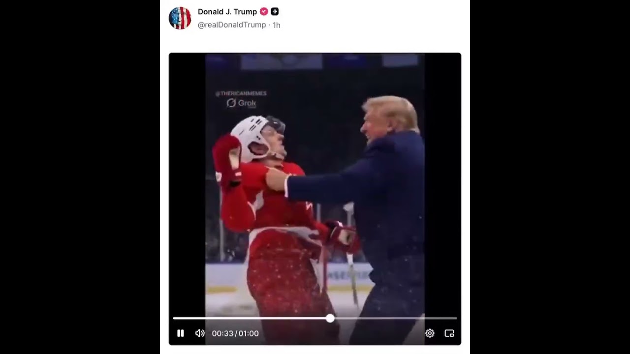 Trump posted this AI video to his Truth social account&hellip;