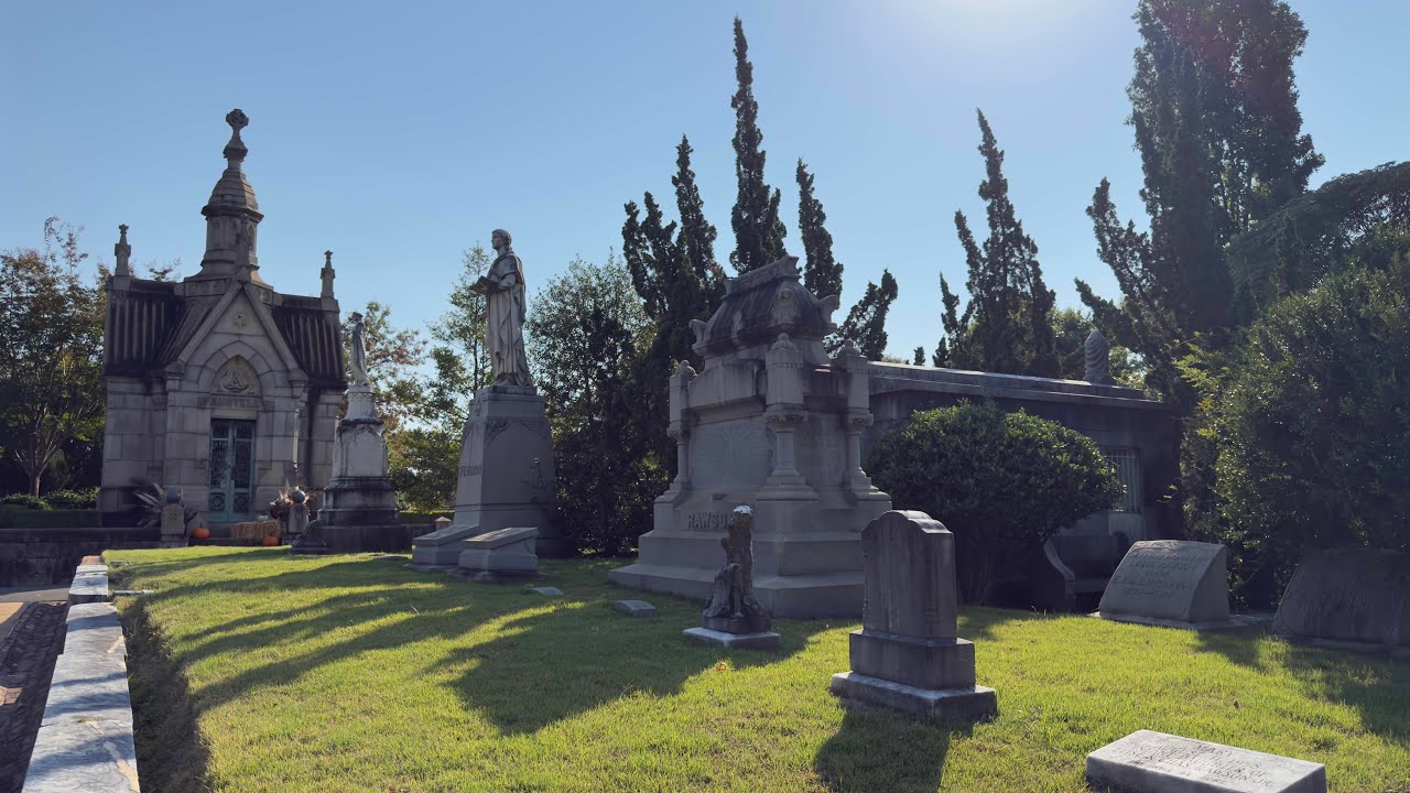 Strolling Through Historic Oakland Cemetery — Atlanta, GA #360video
