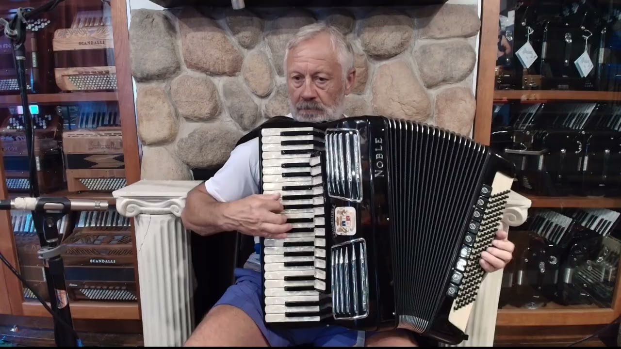8287 - Black Noble Convertible Quint Converter Piano Accordion LMMH 41 120 $3999