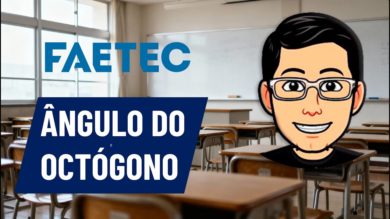 🟢 A GEOMETRIA DO PISO. VOCÊ SABE O ÂNGULO? QUESTÃO 25 | FAETEC 2026