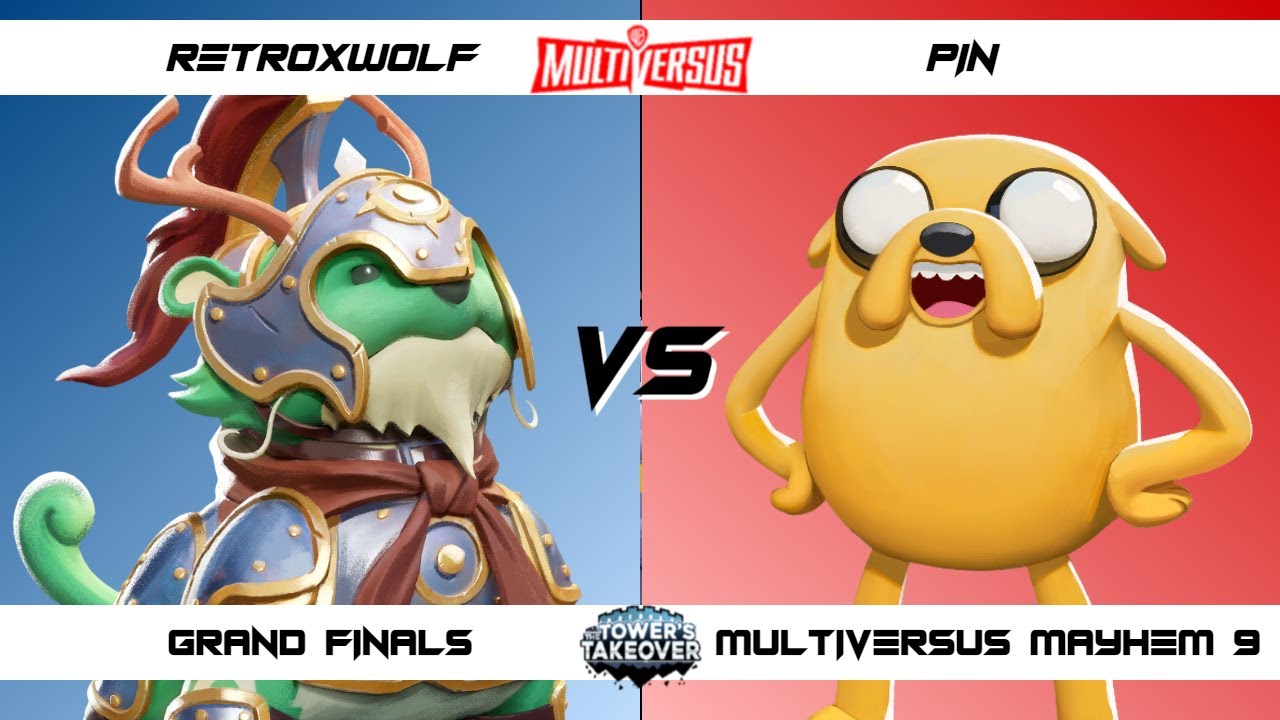 MultiVersus Mayhem 9 GRAND FINALS Retroxwolf (Reindog) vs Pin (Jake) MultiVersus Tournament