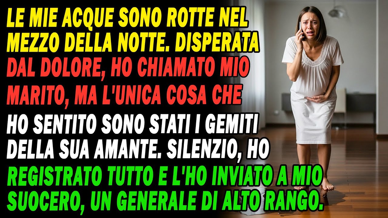🤰Le Mie Acque Sono Rotte. Ho Chiamato Mio Marito, Ma Ho Sentito Solo I Gemiti Della Sua Amante 💔