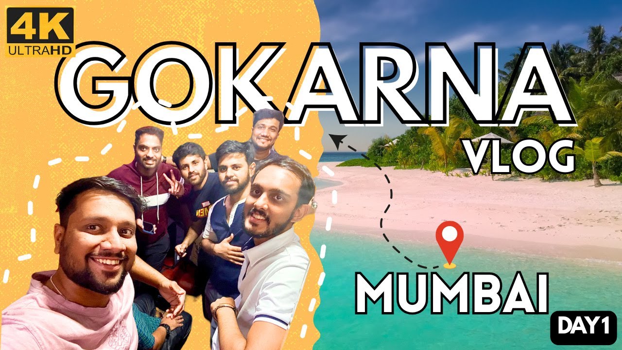 Gokarna Trip Vlog | Mumbai to Gokarna by Train | Matsyaganga #harshkharevlogs #harshkhare #gokarna