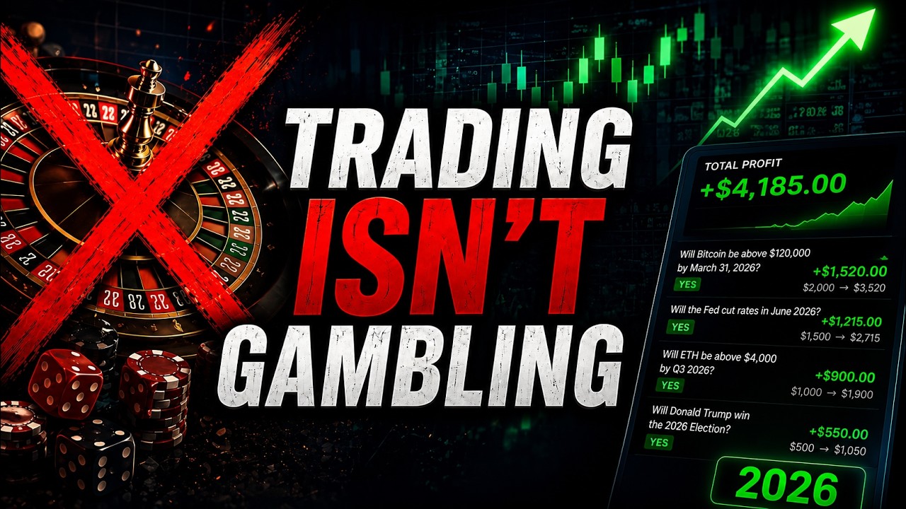 Trading Isn't Gambling: How to Make Consistent Profits on Prediction Markets in 2026