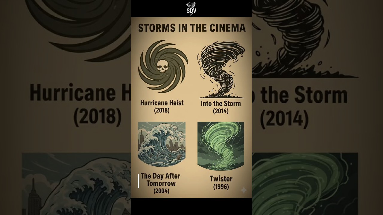 🤯 HOLLYWOOD'S CRAZIEST MOVIE STORMS! 🌪️ #tornado #epicweather #misterio #miedo #suspenso #peliculas