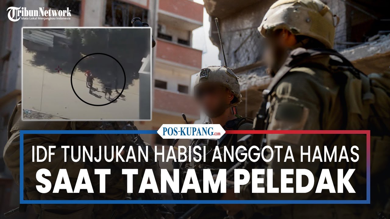 Pasukan IDF Tunjukan Rekaman Habisi Anggota Hamas saat Sedang Menanam Peledak Tank untuk Serang IDF