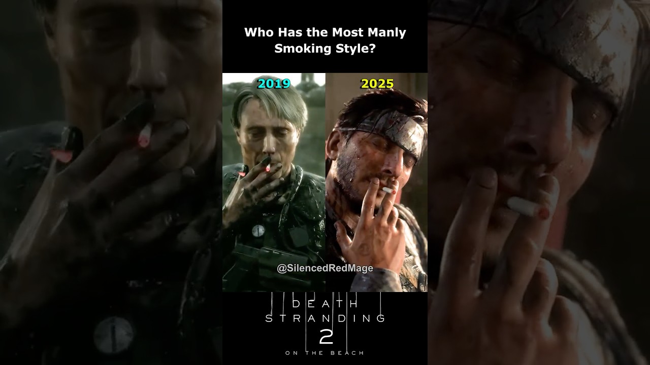 Cliff Unger vs. Neil: Who Looks Cooler Smoking? #deathstranding2 #deathstranding