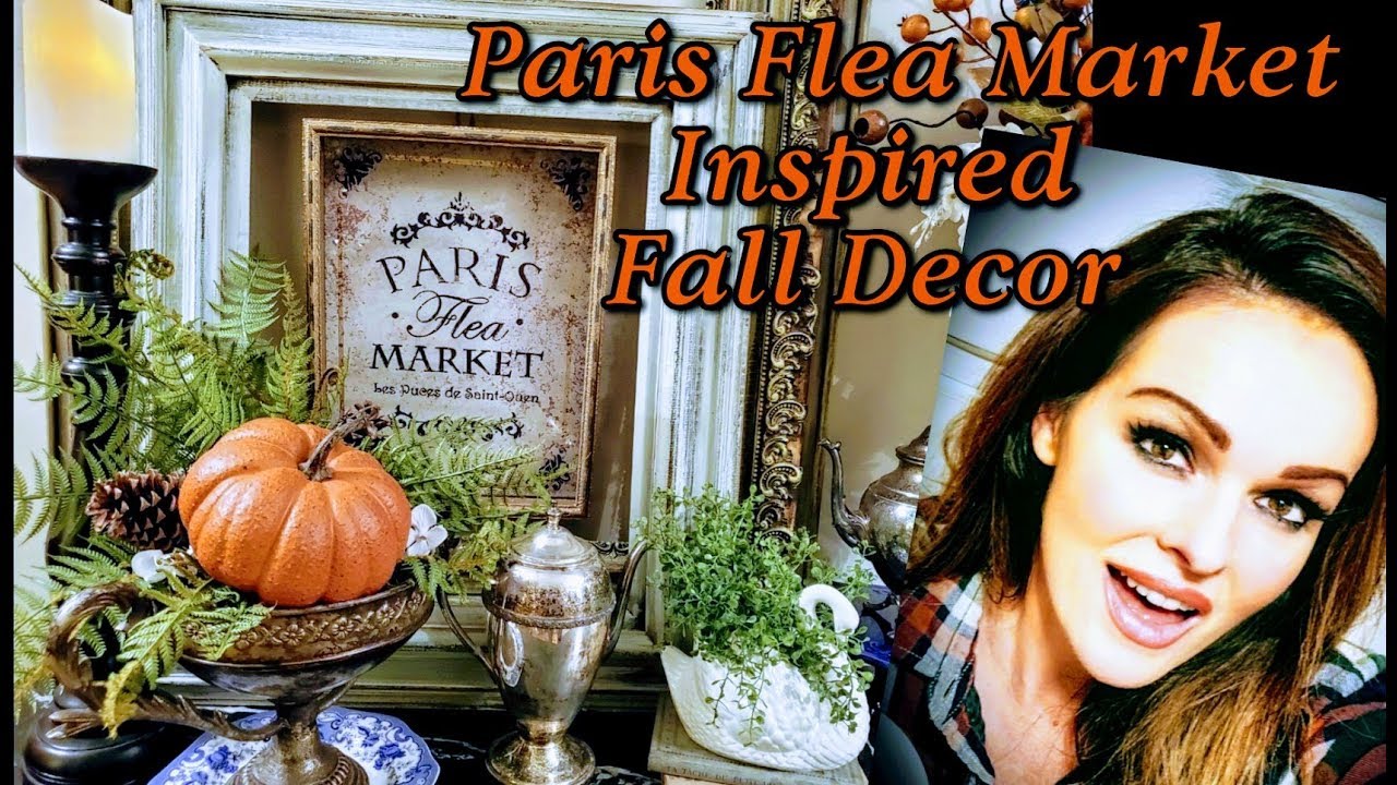Paris Flea Market Inspired Fall Décor for Autumn