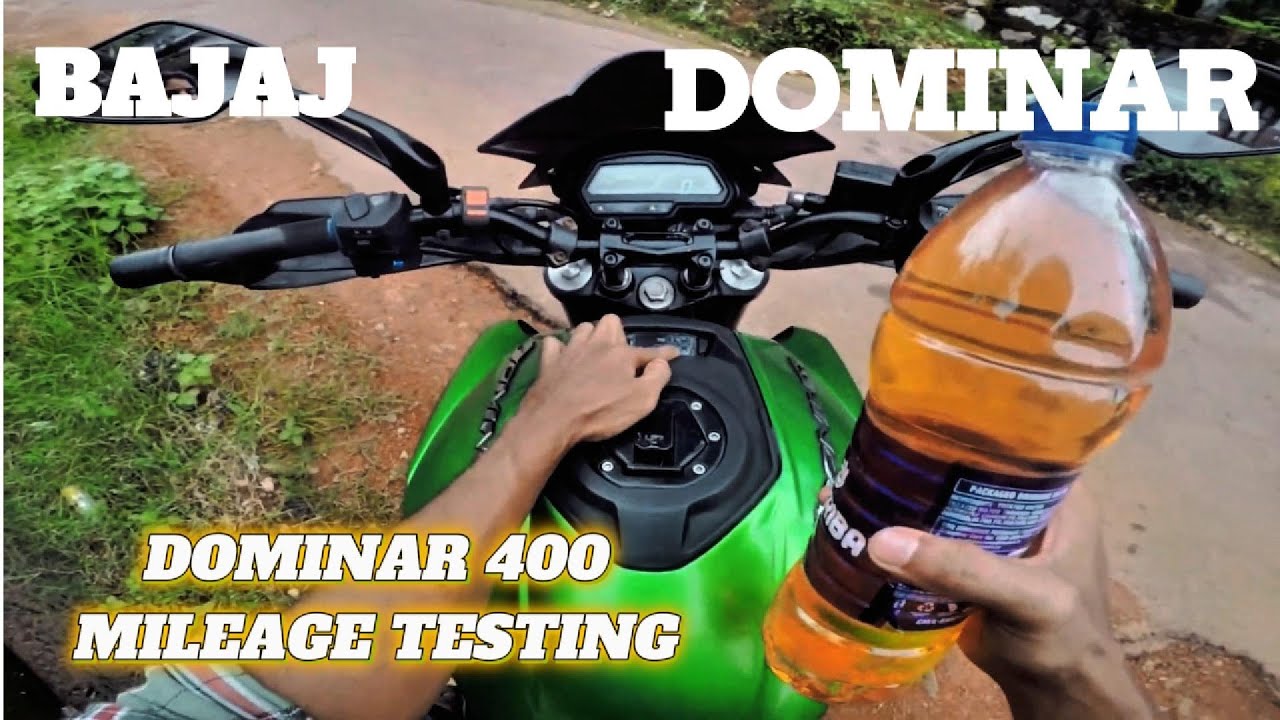 DOMINAR 400 MILEAGE TESTING | Dominar 400 mileage test | DOMINAR 400 | 1 L MILEAGE TEST