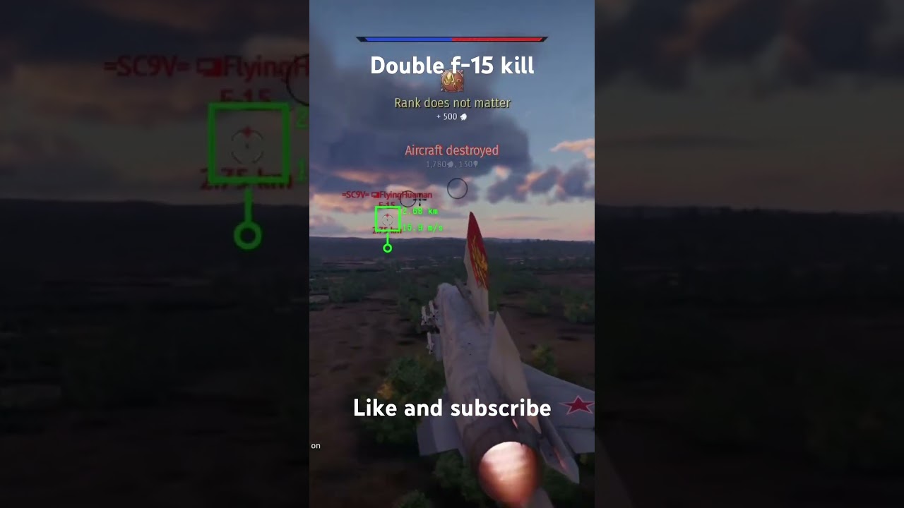 Double f-15 kill | warthunder 