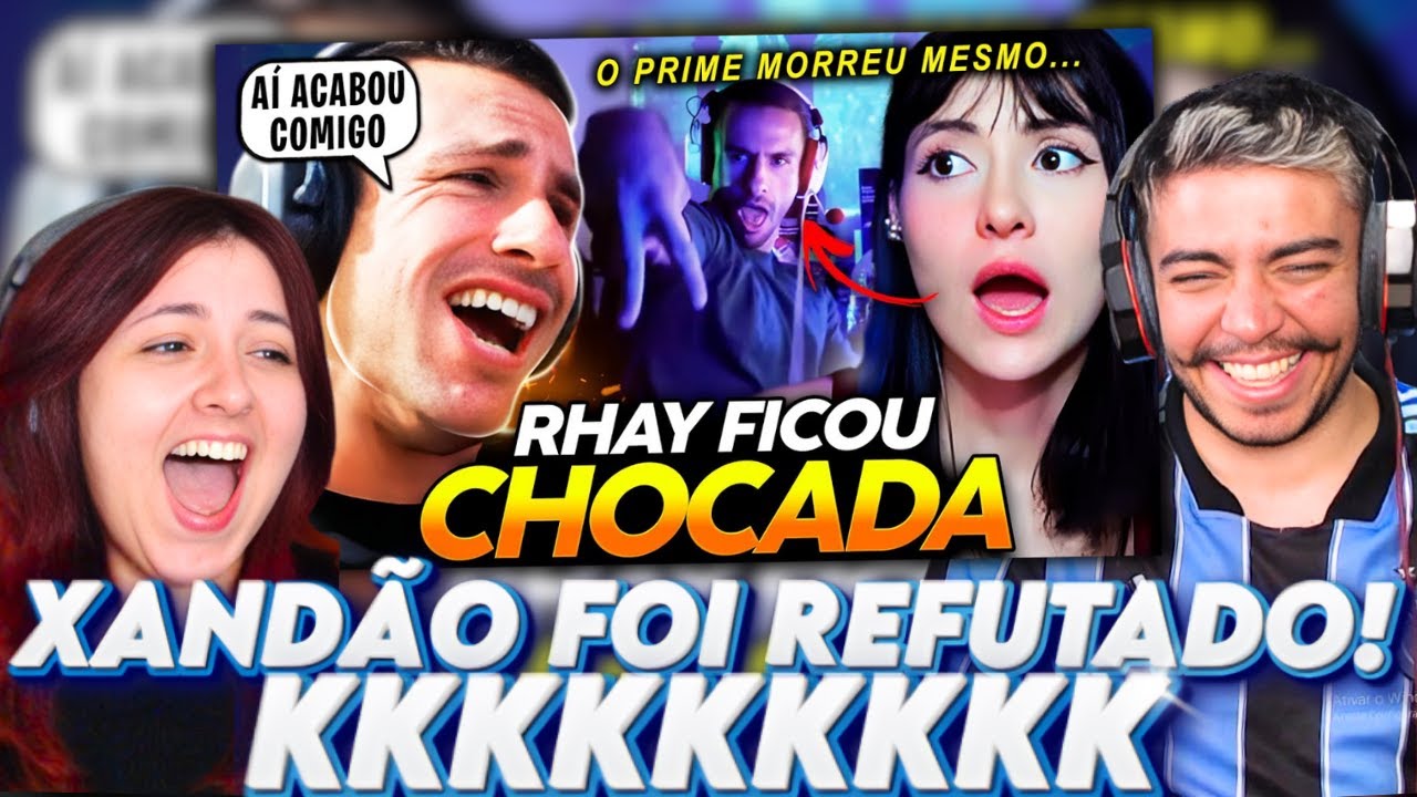 SUPER XANDÃO foi ESTOMPADO pela RHAYCHU e FICOU SEM ARGUMENTOS KKKKKKKK | REACT