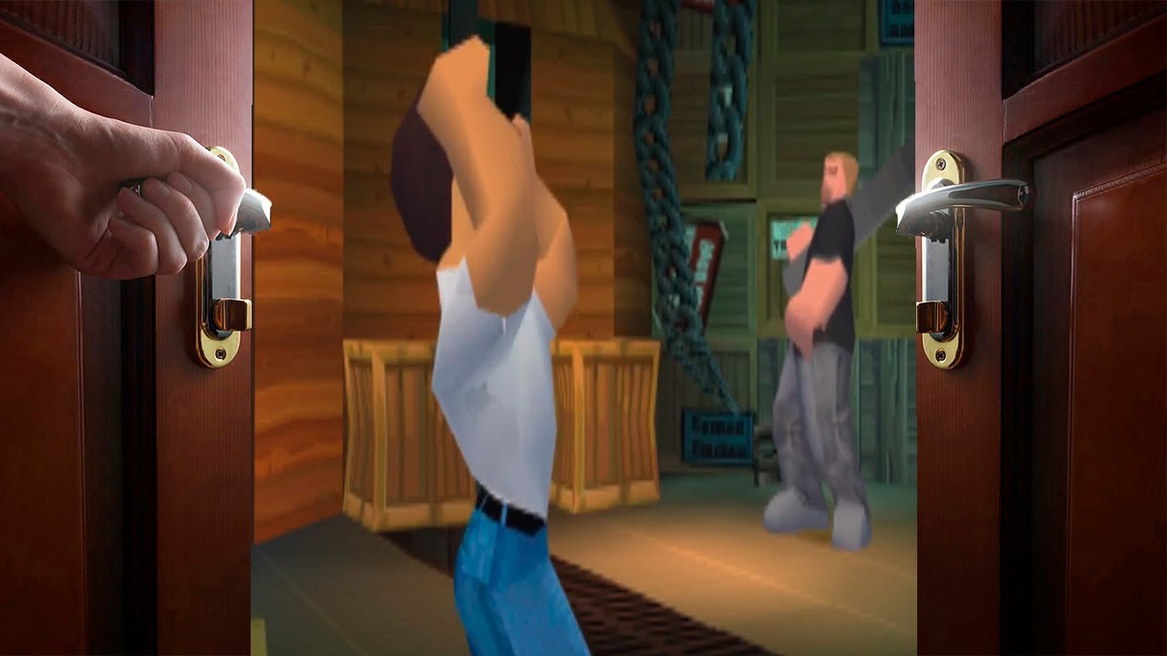 Jackie Chan Stuntmaster- О ужас большой парень с большой рельсой ! №4  ( Playstation 1 )