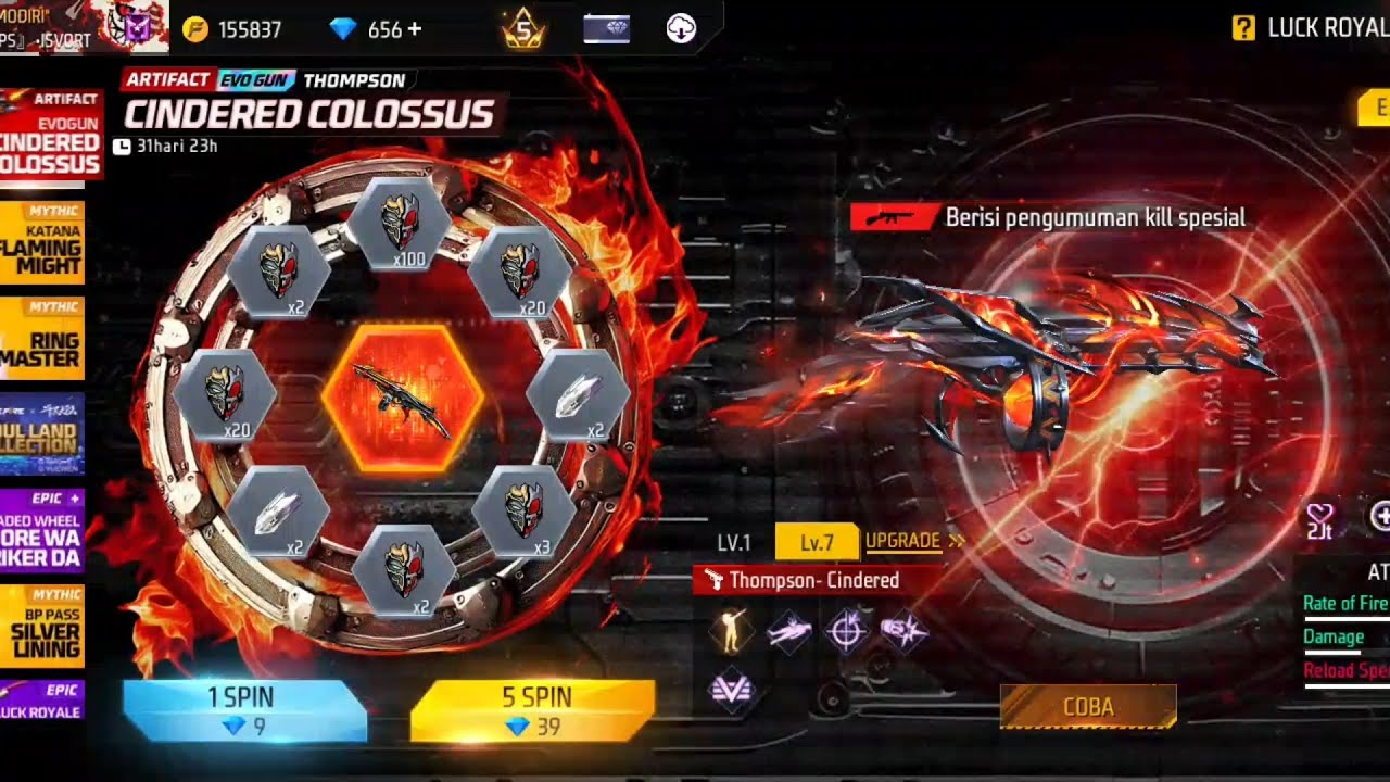 НОВЕЙШИЙ SPIN EVO GUN THOMPSON CINDERED COLOSSUS CAPITAL 800 DIAMONDS