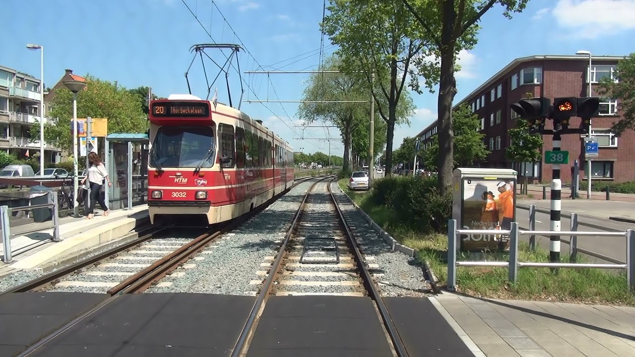 HTM RandstadRail 2 Kraayenstein - Leidschendam Leidsenhage via keerlus Laan van NOI