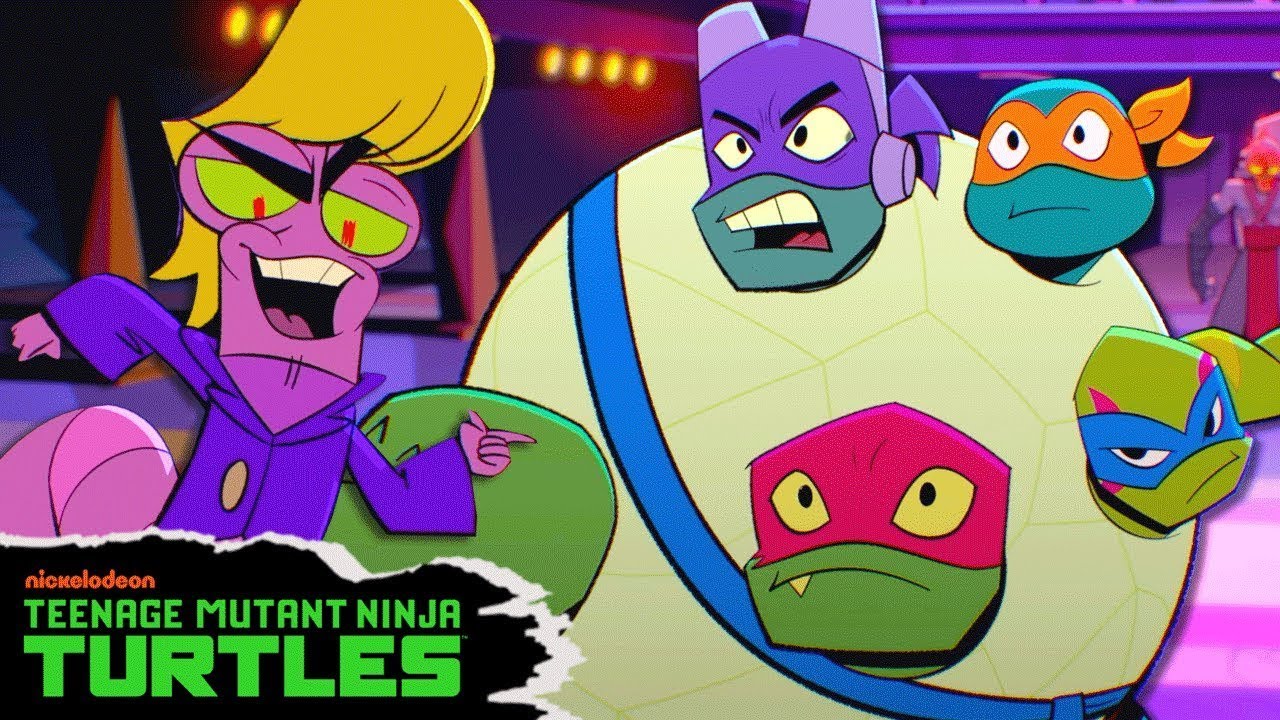 The Ninja Turtles Get STUCK Together 🧲 | Full Scene | Teenage Mutant Ninja Turtles