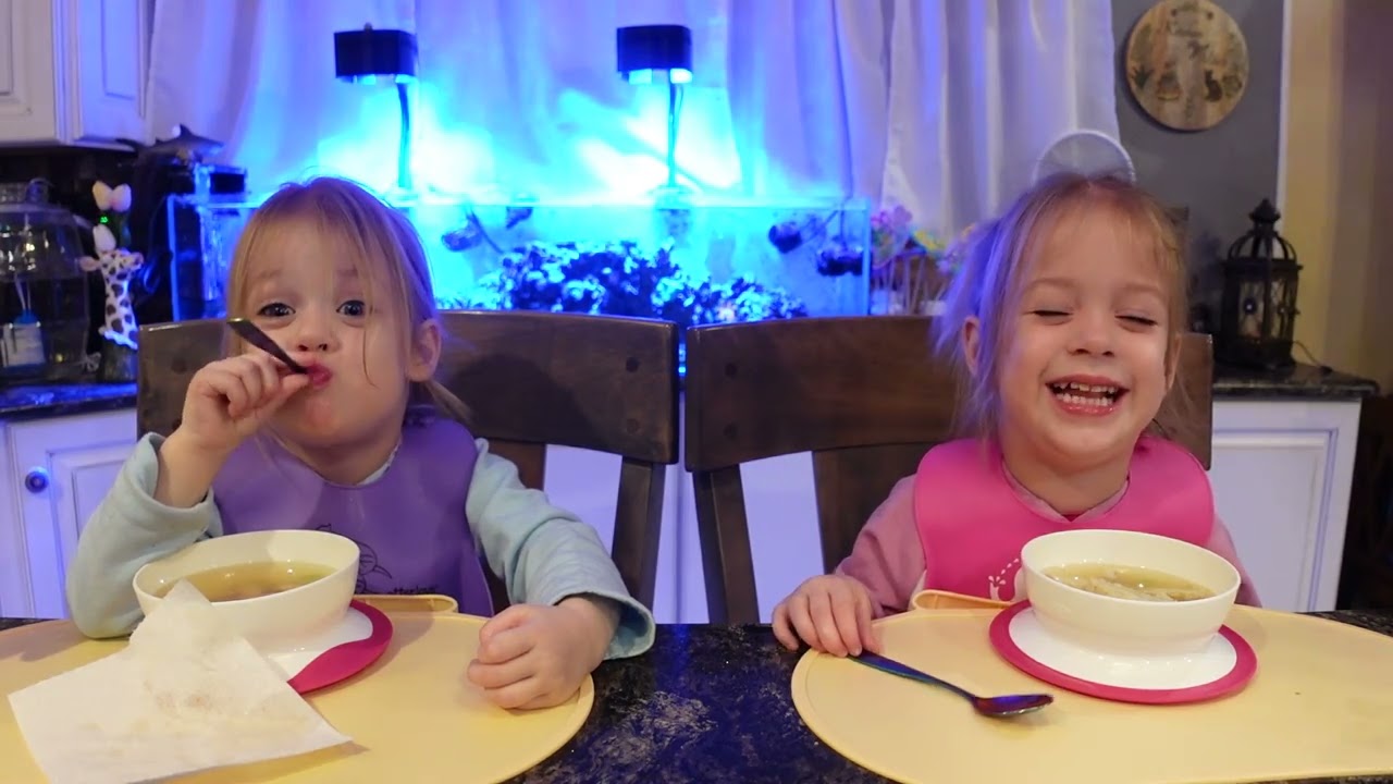 Twins try Matzo ball soup