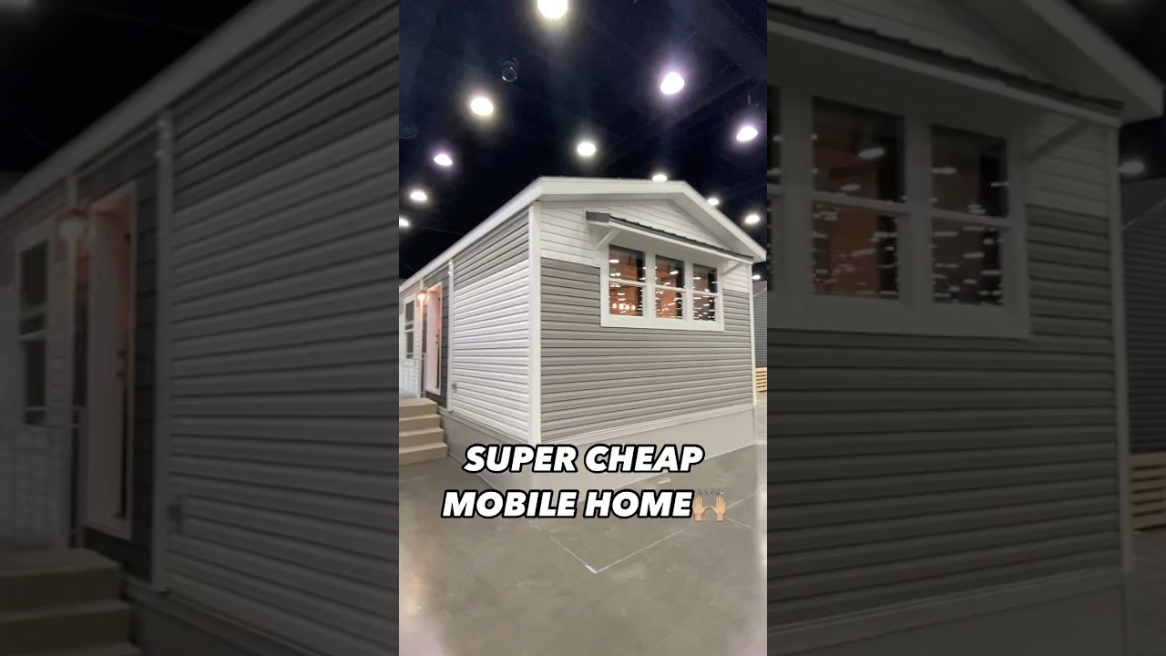 😳CHEAP single wide mobile home! #shorts