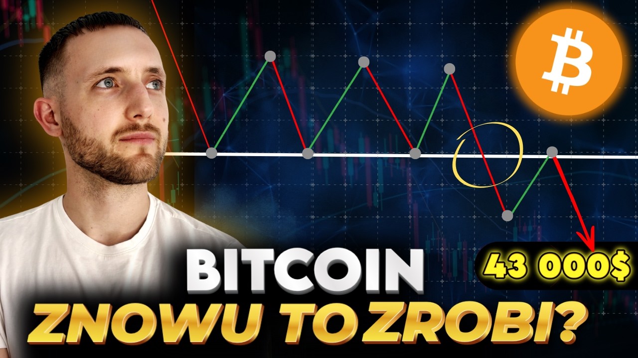 TO ZNOWU SIĘ&nbsp;DZIEJE... BITCOIN SPADNIE ZNACZNIE NIŻEJ!