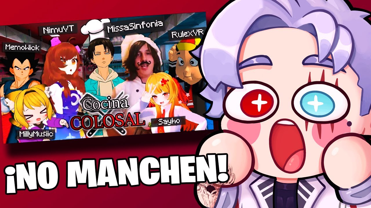 TIROLOCO REACCIONA A DUELO DE COCINA con YOUTUBERS en REALIDAD VIRTUAL | VRCHAT de @EstailusVR