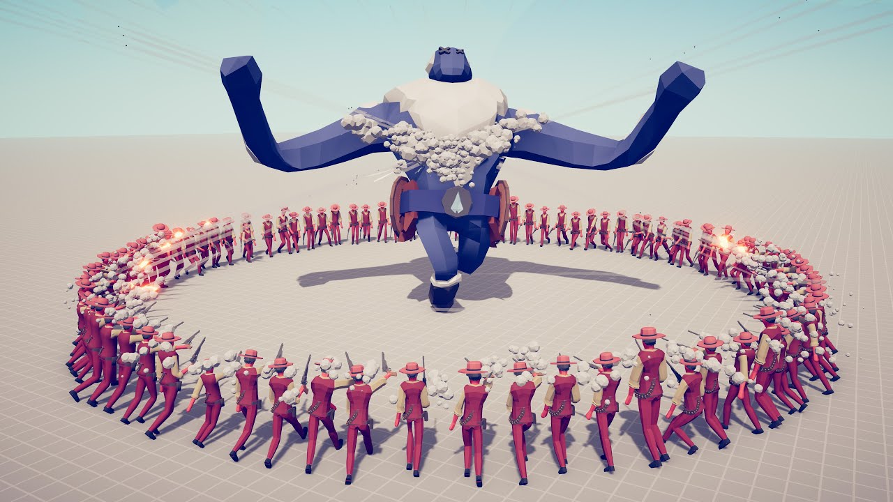 100x QUICK DRAW vs EVERY UNIT - Totally Accurate Battle Simulator TABS