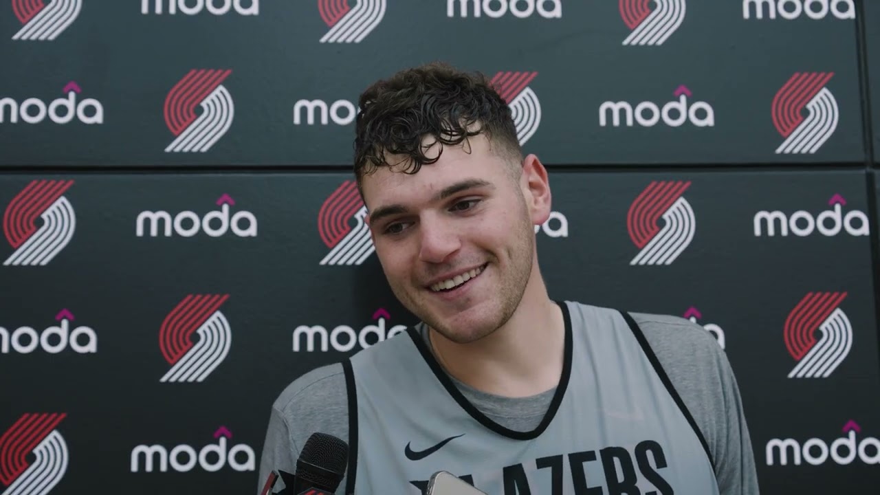 Donovan Clingan On Training Camp Scrimmages, Blocking Jrue And Hansen's Footwork