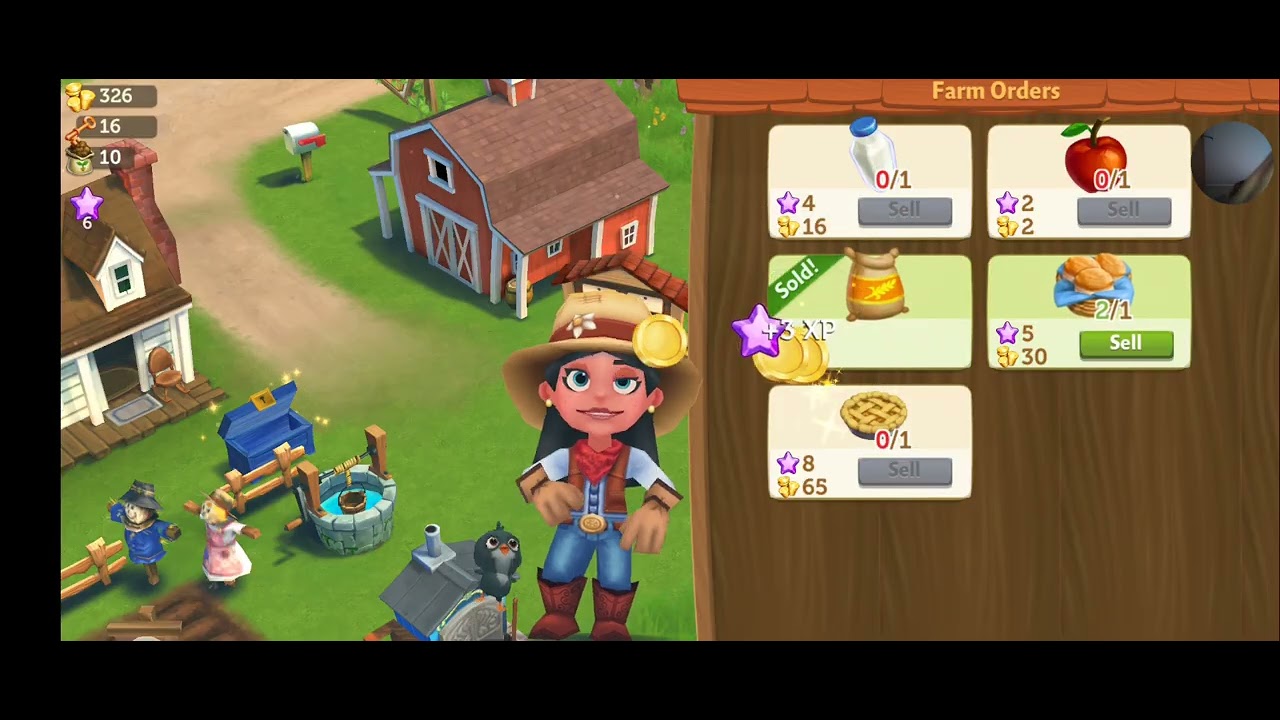 Playing Farmville 2 country escape 