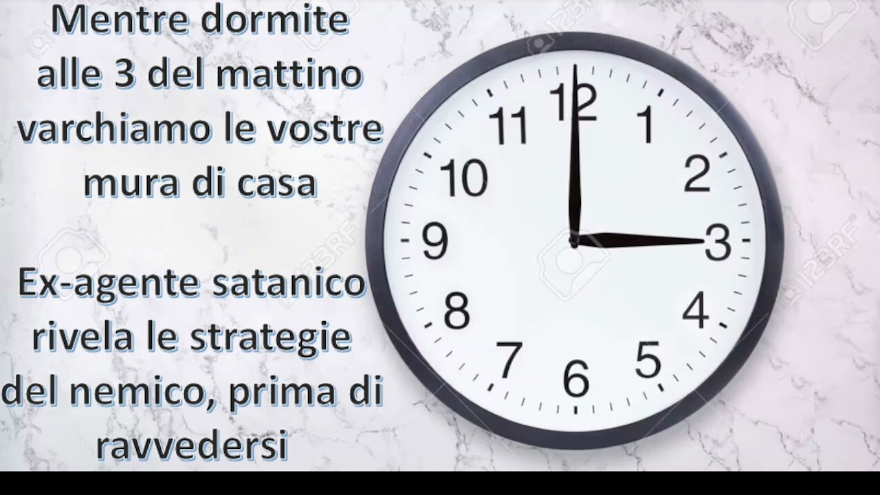 Ex Agente satanico rivela: 