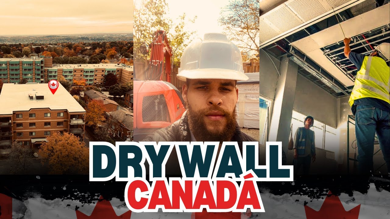 COMO É TRABALHAR COM DRYWALL NO CANADÁ