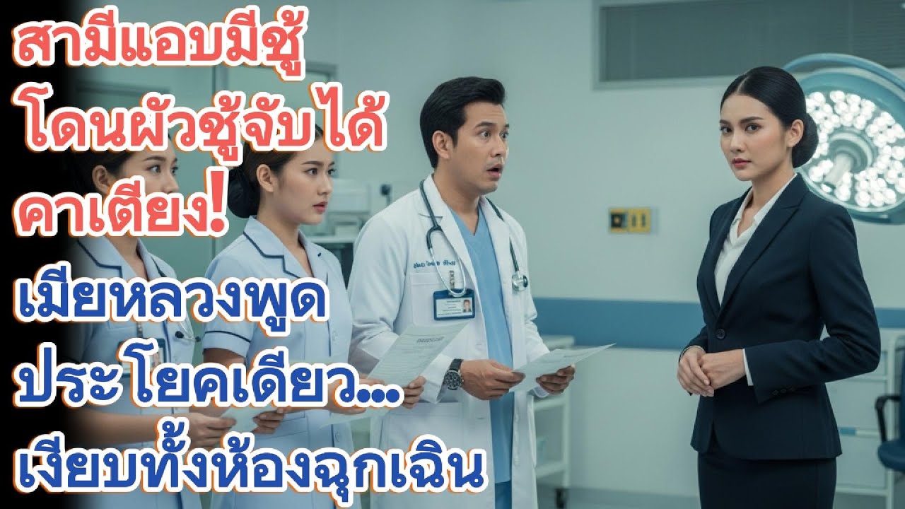 สามีแอบมีชู้ โดนผัวชู้จับได้คาเตียง! เมียหลวงพูดประโยคเดียว...เงียบทั้งห้องฉุกเฉิน