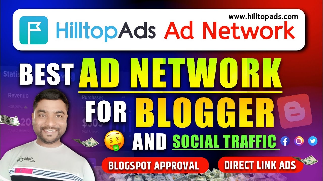Hilltopads Ad Network Best Website Traffic Monetization Platform 2025 | Hilltopads Blogger Setup