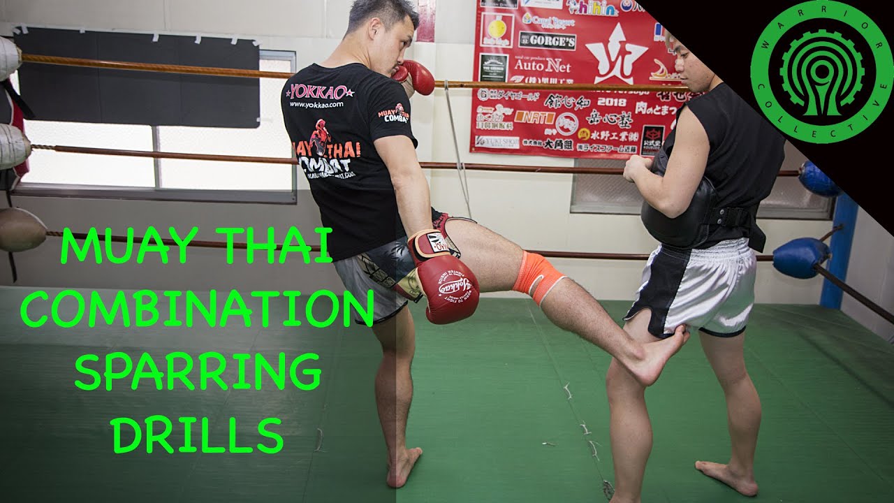 Muay Thai Sparring Combination Drills with Tetsuya Yamato