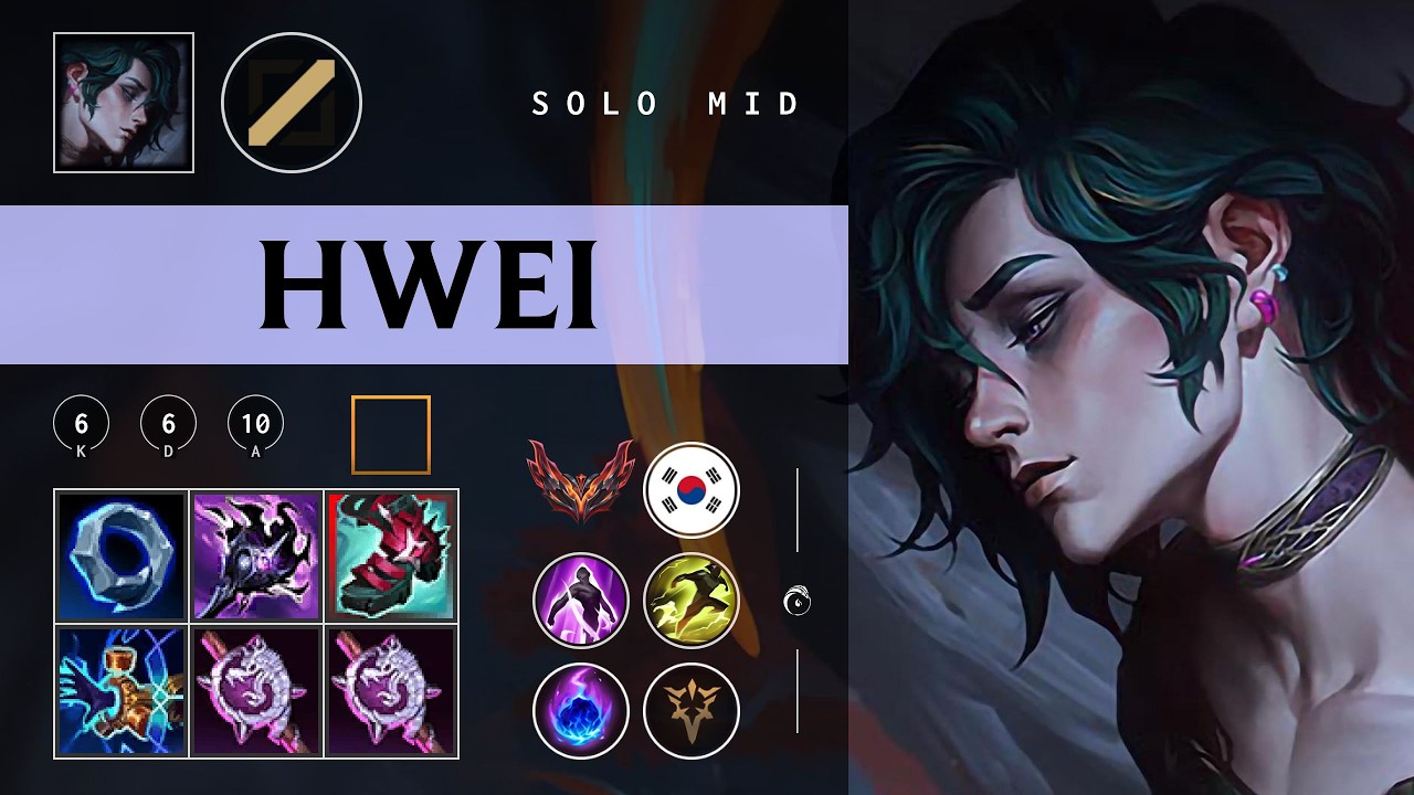 Hwei Mid vs Galio - KR Grandmaster Patch 26.03