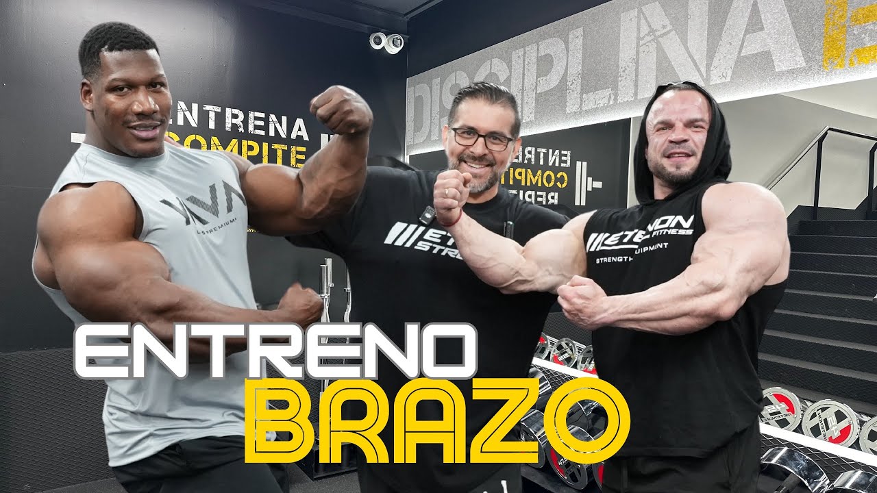 ENTRENO DE BRAZO CON ANGEL CALDERON Y RUBIEL MOSQUERA FRANCISCO ESPIN