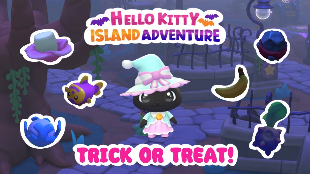 TRICKS! 👻 for Kuromi’s Spooky Celebration 2023 🤭✨ Hello Kitty Island Adventure + Trick or Treat!🖤